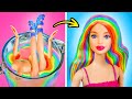 BARBIE ES UNA NERD🤓 Extreme Doll Makeover 💝 Hacks &amp; Gadgets para Ricos VS Pobres 123GO! TRENDS