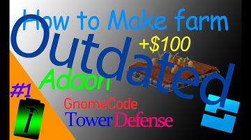 How to make Farm - GnomeCode td Addons #1