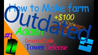 How to make Farm - GnomeCode td Addons #1