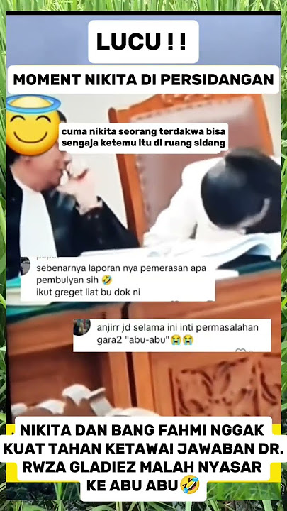 Hanya nikita yang berani ngakak di persidangan #shortvideo #artist #viralvideo #nikitamirzani