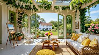 Sunny Garden Lounge Jazz 🌼 Soft Piano Jazz with Cozy Outdoor Living Ambience for Relaxation screenshot 5