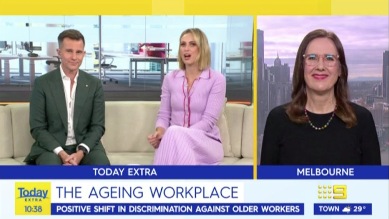 Older Workers Ageism Sue Ellson On Today Extra On Channel 9 With Older workers ageism sue ellson on today extra on channel 9 with