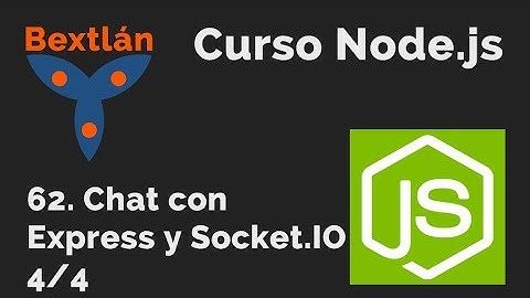 Curso Node.js: 62. Chat con Express.js y Socket.IO (4/4) - #jonmircha