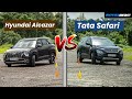 Hyundai Alcazar vs Tata Safari Comparison - Battle Royale | MotorBeam