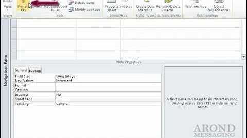 Using Access 2010 - Understanding Primary and Composite Keys