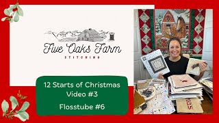 Flosstube Episode #6: 12 Starts of Christmas, WIPGO Plans and My 26 Starts for 2026!
