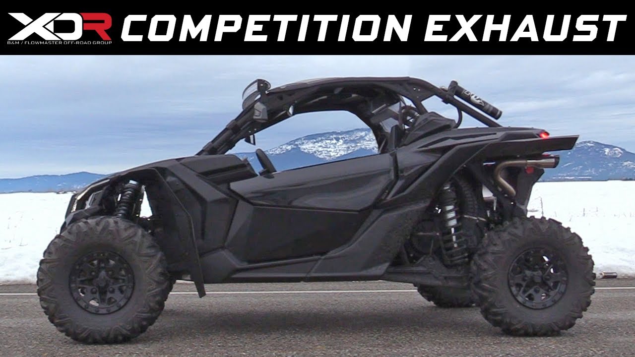 exhaust system car 2017-19 Can-Am Maverick X3 - XDR Competition Exhaust System 7203