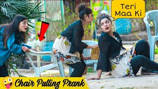 Chair Pulling Prank On People@crazycomedy9838