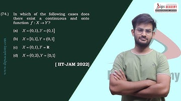 CSIR NET Maths 16 Feb 2022 - Q, No. 74 | REAL ANALYSIS | Question Discussion | DIPS Academy