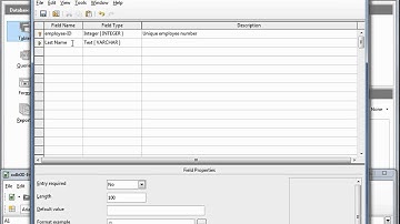 LibreOffice Base (01) Create a Database, Create a Table
