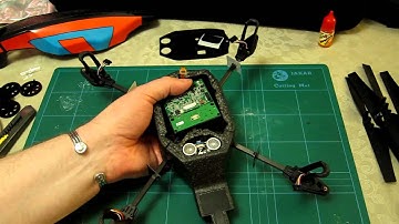 Parrot AR Drone 2.0 - Repair Part 2 of 4 - Inserting New Central Cross - Step by Step
