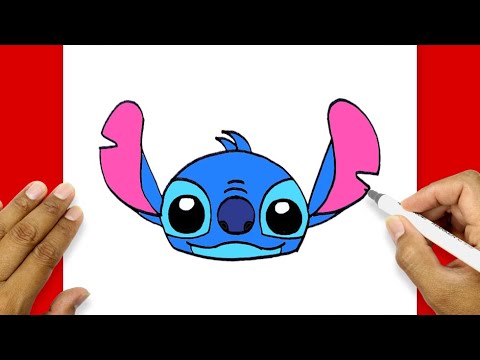 How To Draw Stitch Face Easy | How To Make Stitch