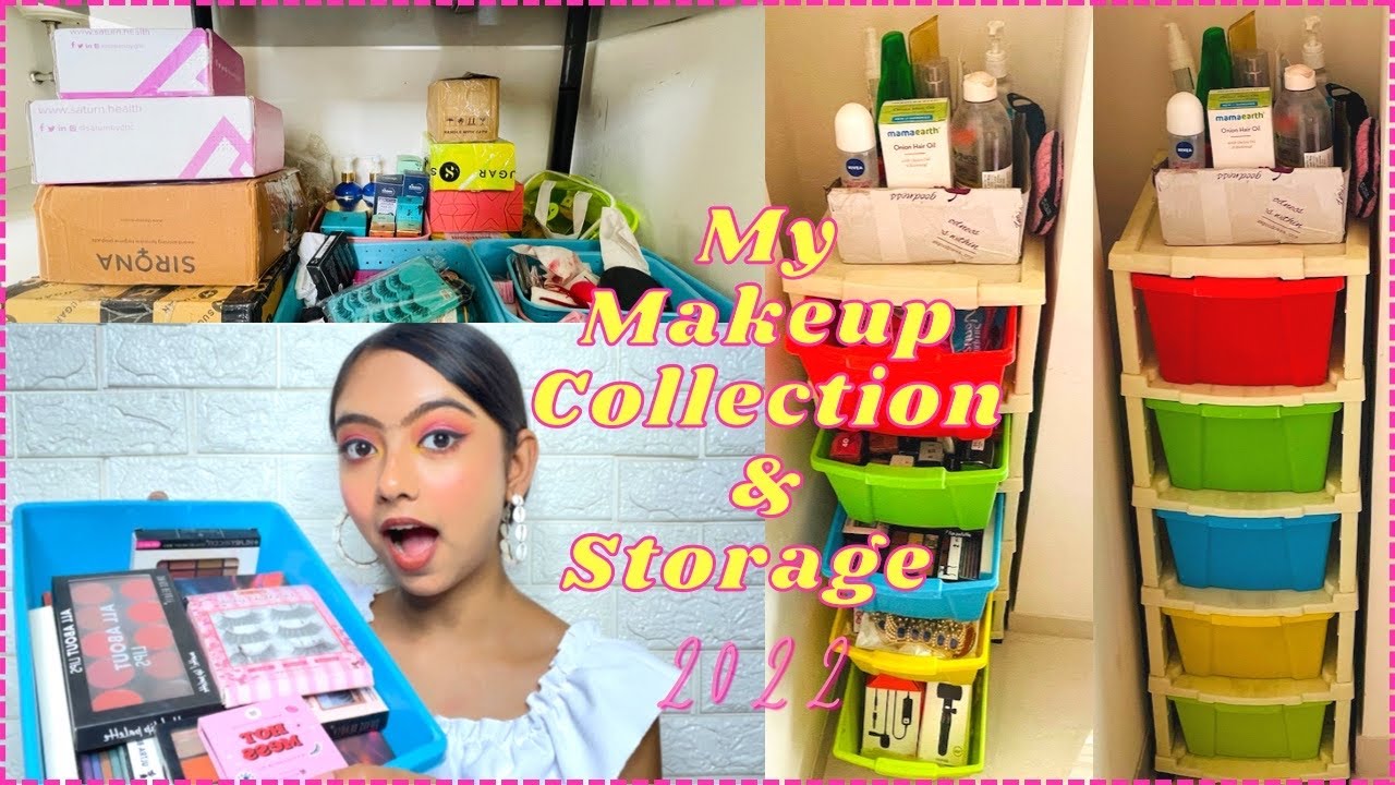 My Makeup and Skincare Collection and Storage | Sonjanaa Gupta