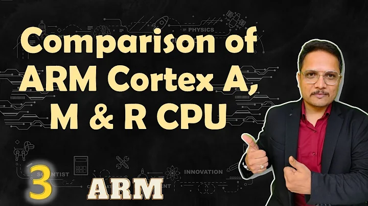 Comparação: Cortex A, R e M