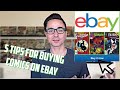 Top 5 TIPS For BUYING COMIC BOOKS on EBAY - Ebay STRATEGY, TRICKS and Lessons I've Learned