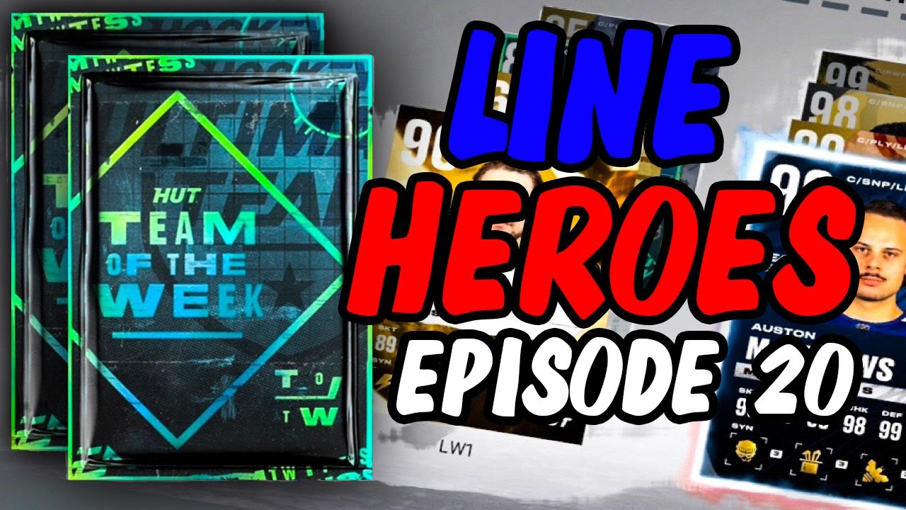 TOTW PACK PLEASE GIVE SOME LUCK! ANOTHER RAGE QUIT? NHL 22 LINE HEROES #20