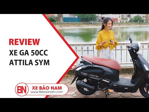 Video Xe Ga 50cc SYM Attila | Chính Hãng Sym | Giá Học Sinh... - YouTube