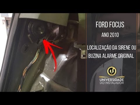 Vídeo: Onde está a buzina em um Ford Focus 2010?