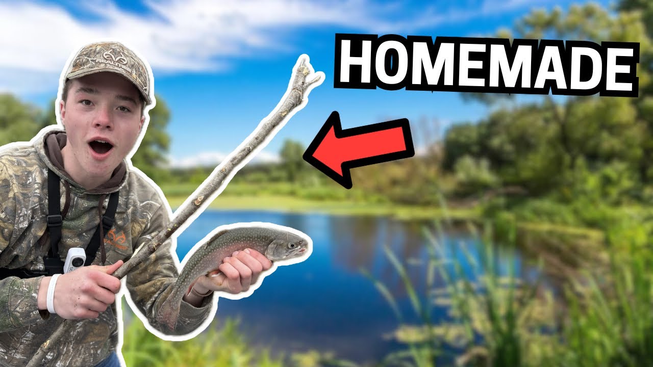Can We Catch a FISH With a PRIMITIVE FISHING ROD?! - YouTube