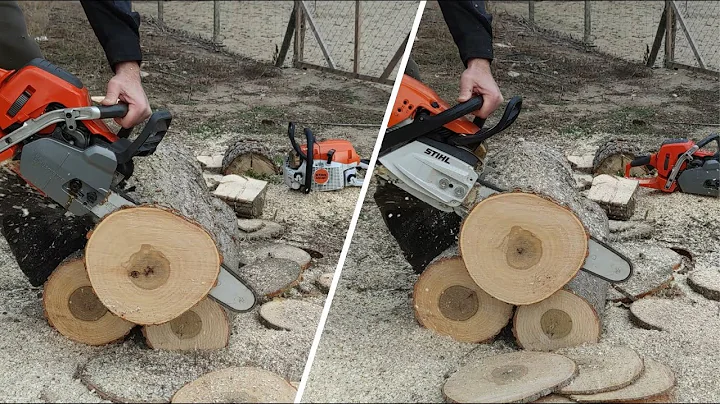 Stihl Ms261 Vs. Husqvarna 550Xp Mark II Same bar and chain / Ugyanazzal a lánccal és vezetővel