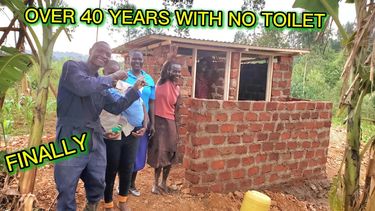 BOOM!! FINALLY ROOFING MAMA OTIENO CHARITY TOILET DONE!!