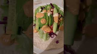 Perfect Tortilla Wrap for lunch youtubeshorts food