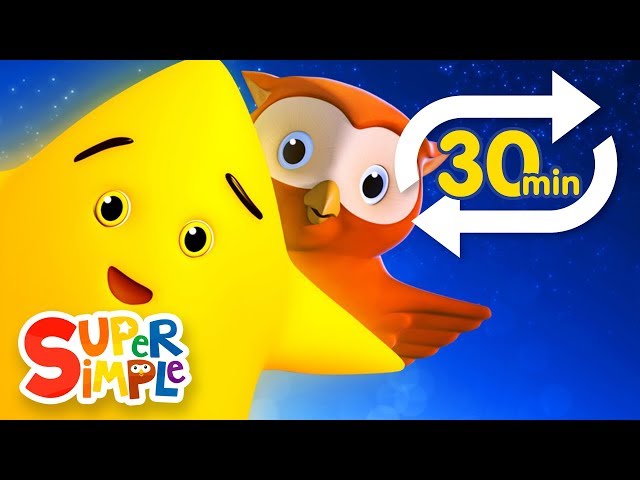 Twinkle Twinkle Little Star (Extended Mix - 30 Mins!) | Nursery Rhyme Lullaby  | Super Simple Songs class=
