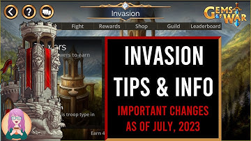 Gems of War Tiny Tutorial on Invasion Events (Important NEW Info as of July, 2023)