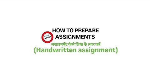 Written your assignment according this video for  90+ marks in assignments #ignousolvedassignment