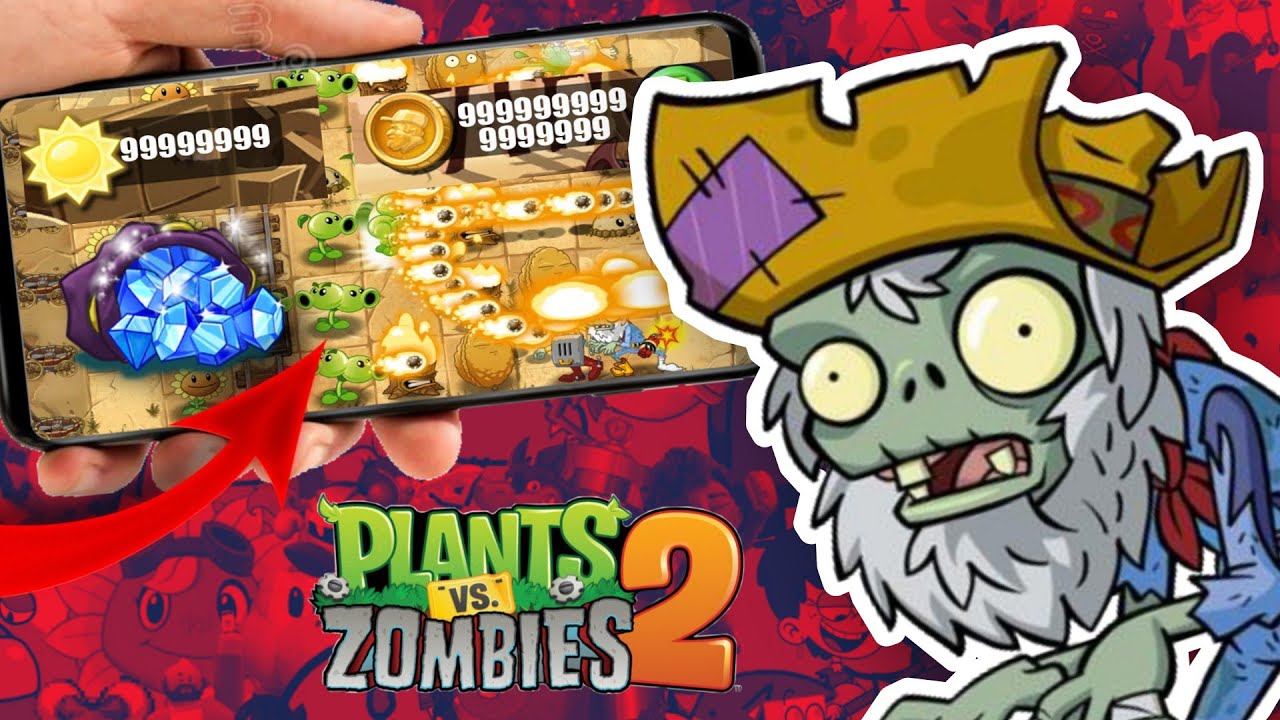 Descarga PLANTAS VS ZOMBIES 2 HACKEADO CON MONEDAS Y DIAMANTES ...