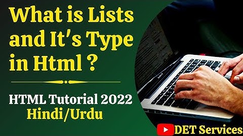 HTML5 | What are List Item (LI,UL,OL,DL) | Web Design Series | Part -11