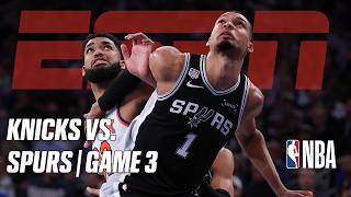NBA Finals Game 3: New York Knicks vs. San Antonio Spurs | Extended Highlights | #NBAFinals