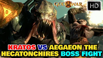 God of War Ascension Aegaeon the Hecatonchires Boss Fight