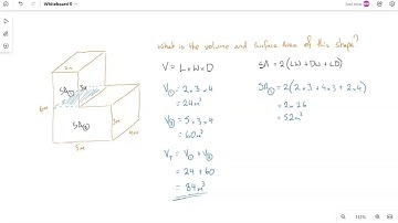 Volume and surface area of composite 3D shapes