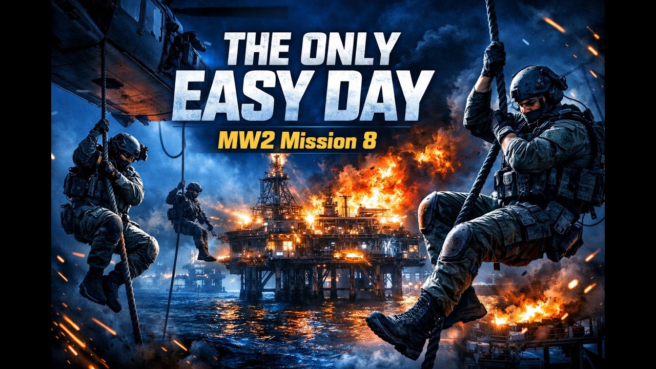 Call of Duty: Modern Warfare 2 – Mission 8 Walkthrough | Oil Rig Assault Gameplay