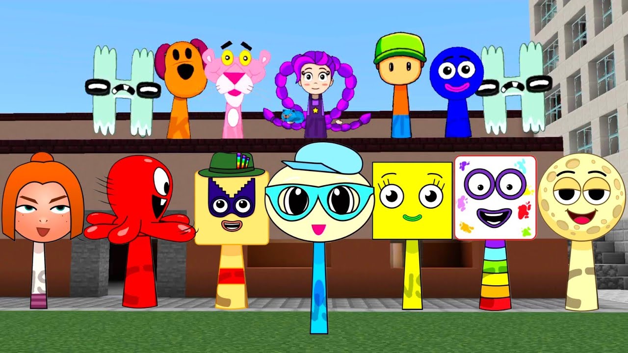 Sprunki OC Dot added in Minecraft PE