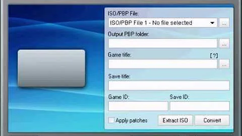 Convert PSX (PS1) games to PSP