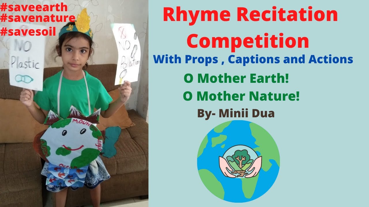 Rhyme recitation with props Competition Poem recitation with actions
