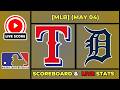 🔴 Texas Rangers vs Detroit Tigers | MLB Baseball May 3, 2026 Live SCOREBOARD EN VIVO