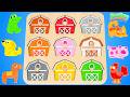 Best Learn Colors & Farm Animals 🐶🏡 | Match Wooden Puzzle 🧩| Preschool Toddler Learning Video