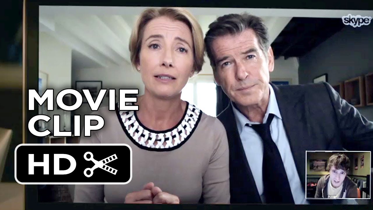 The Love Punch Movie CLIP - Skype (2014) - Pierce Brosnan, Emma Thompson Comedy HD