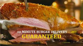 20 minutes Burger Delivery Video Ad Promotional