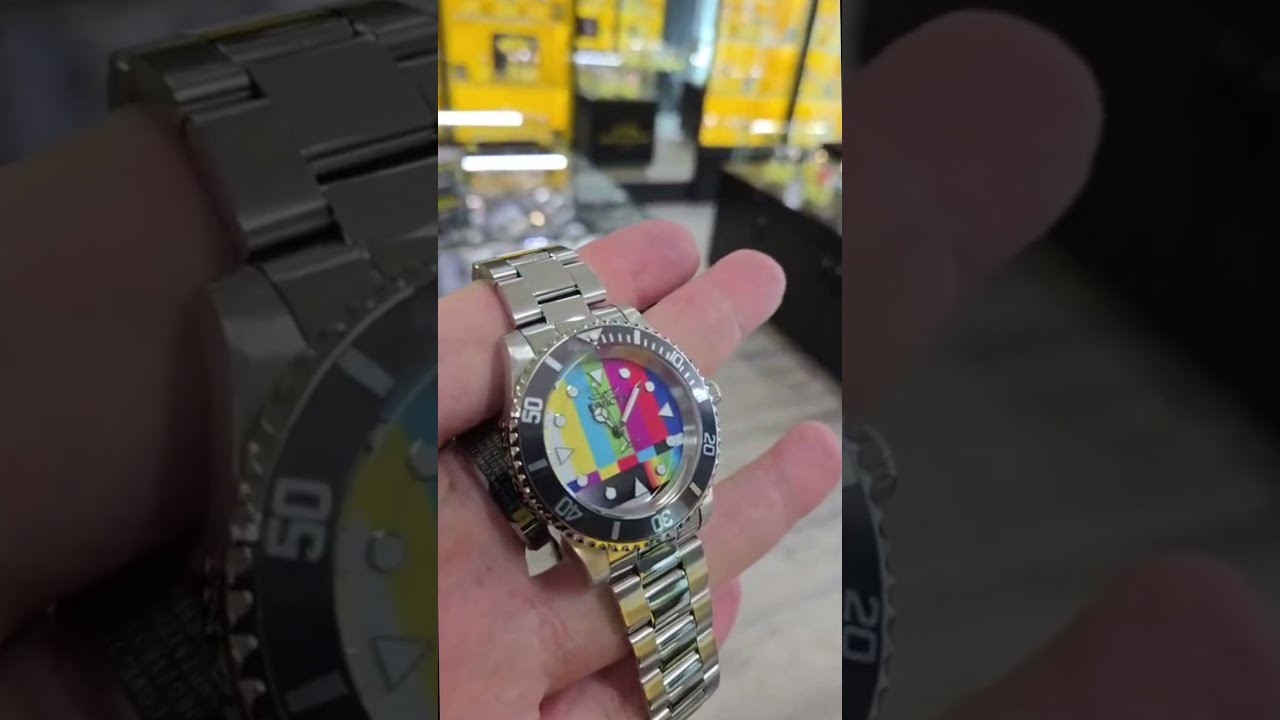 Invicta Pop Art Men's Watch - 40mm, Steel (49061) - YouTube