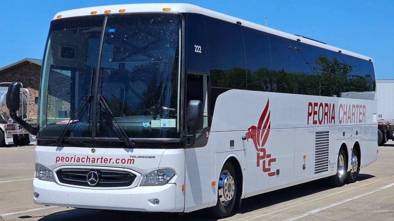 Bus Driving POV Mercedes-Benz Tourrider through Ohio
