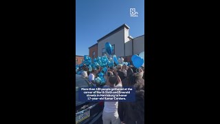 Harrisburg community holds vigil for teen killed after getting off school bus