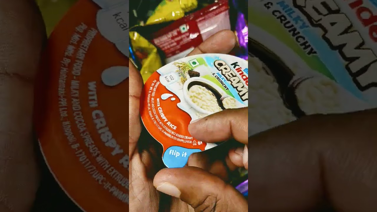 Yummy Kinder Creamy Milk Chocolate 😋💥 