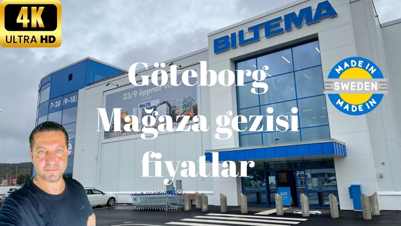 isveç ucuzluk mağazası gezisi 4k 60 fps
