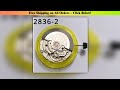 New Tianjin Seagull ETA2836-2 Movement Typing V8 2836 Automatic Mechanical Movement Watch Movement