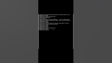 #shorts  Use Of Absolute And Relative Paths In Linux