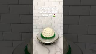 Store bought frosting for a golf ball cake(?) #cakedecorating #golfcake  #golfsmashcake